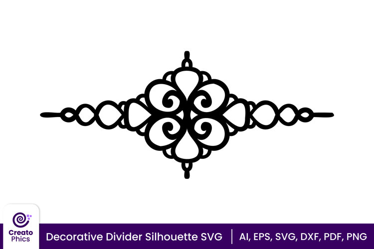 decorative-text divider-ornament svg-floral-elements-silhouette-clipart-arrow-border