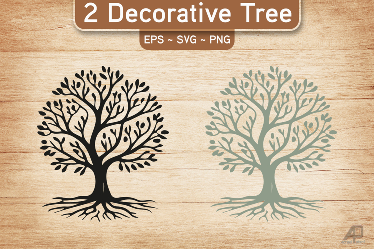 Decorative Tree SVG PNG