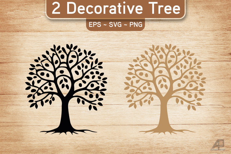 Decorative Tree SVG PNG