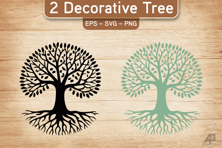 Decorative Tree SVG PNG