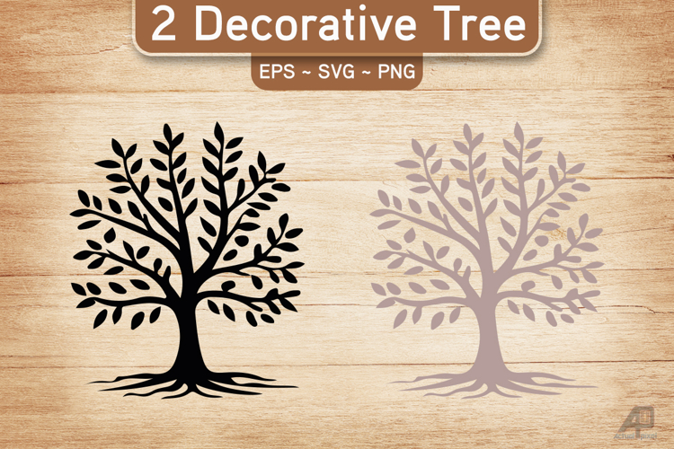 Decorative Tree SVG PNG