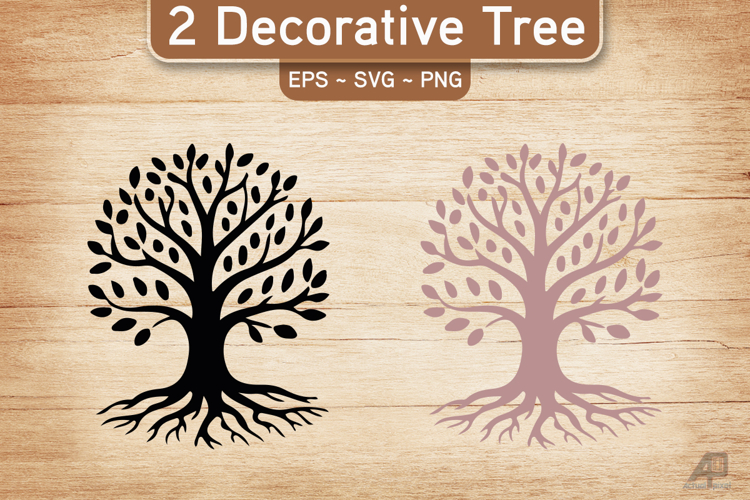 Decorative Tree SVG PNG