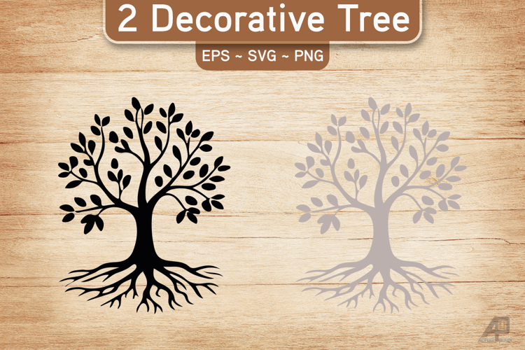 Decorative Tree SVG PNG