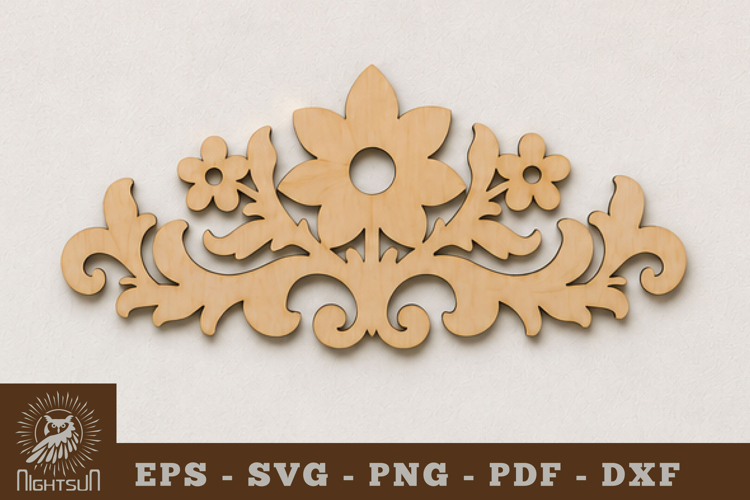 Decorative Victorian Lasercut Decoration SVG