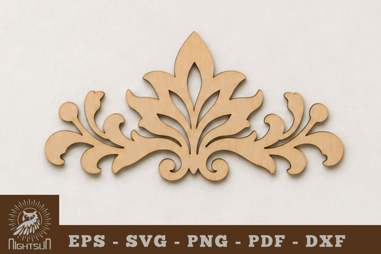 Decorative Victorian Lasercut Decoration SVG