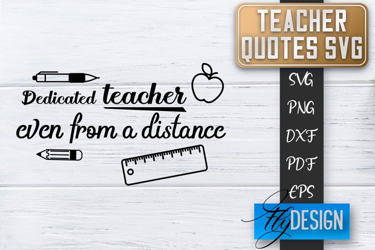 Teacher Quotes SVG | Teacher Design | School Quotes SVG v.2 example image 1