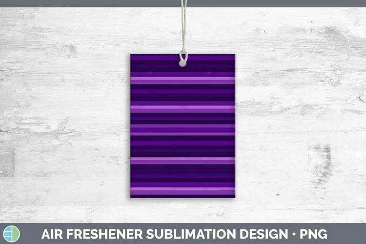 Deep Purple Air Freshener | Sublimation Car Freshener Design