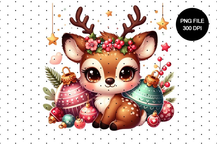 Christmas Watercolor Clipart Image 2