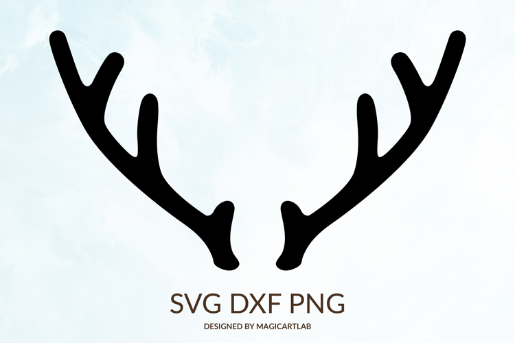 Deer Antlers SVG|Antlers Silhouette