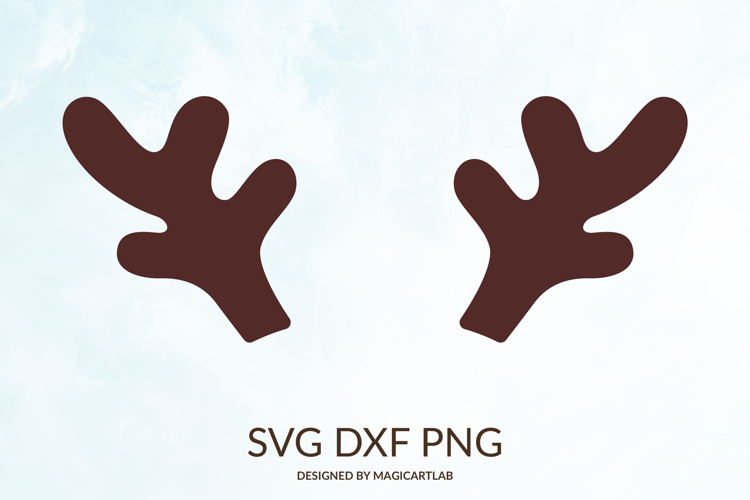 Deer Antlers SVG|Antlers Silhouette