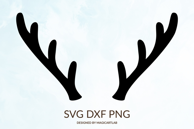 Deer Antlers SVG|Antlers Silhouette