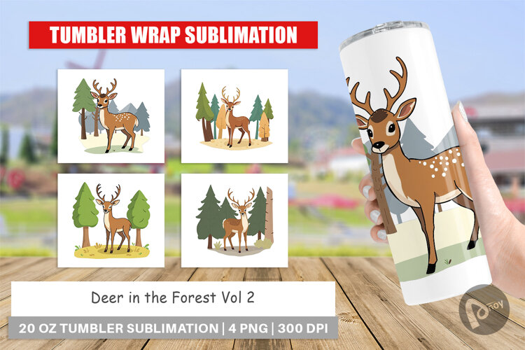 Tumbler Forest Deer example image 1