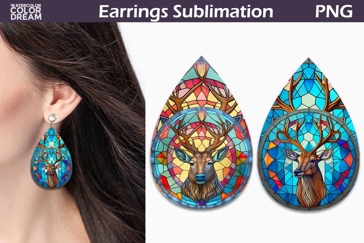 Sublimation Earrings Design Image 19