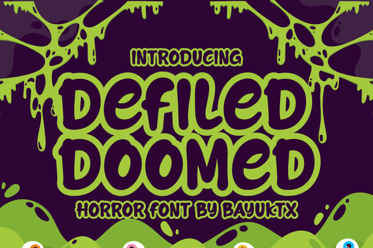 Defiled Doomed - Horror Font