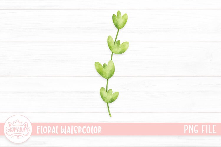 Floral Watercolor Illustration, Flower Watercolor Decoration example image 1