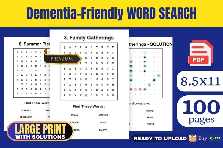 Large Print Word Search Printable Image 21