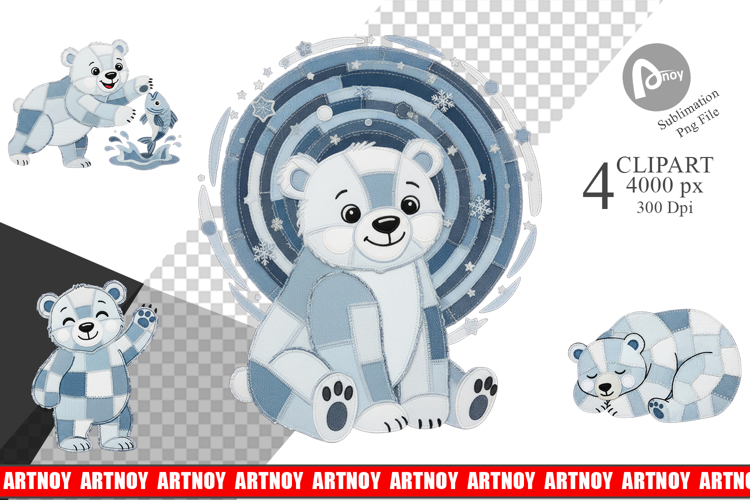 Polar Bears Clipart Image 24