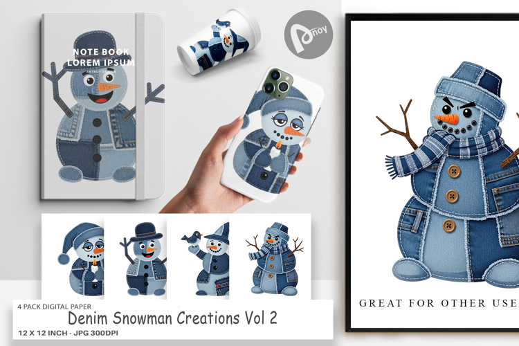  Snowman Background