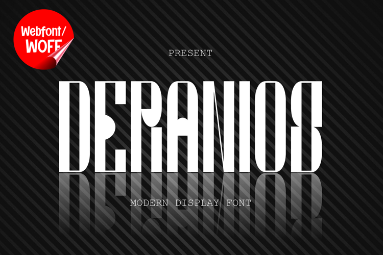 Deranios | Modern Display Webfont for Stylish Digital Design