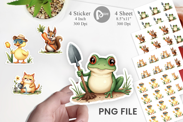 Derpy Garden Helpers Sticker