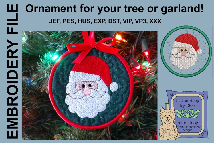 ITH Santa Ornament
