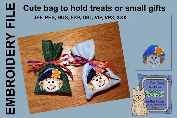 Scarecrow Treat Bag or Small Gift Bag