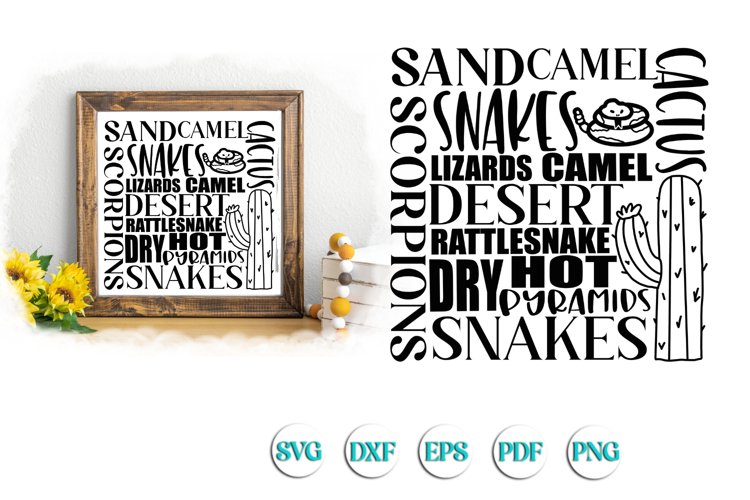 Desert Subway SVG Cut file