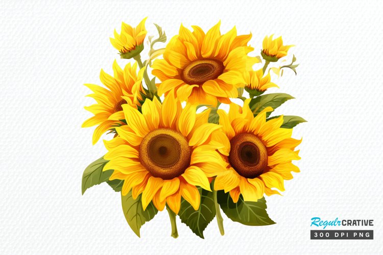 Sunflower PNG Image 4