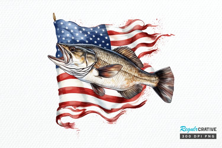 RFCO 3x5 FT USA Beach Life Flag – American Flag With Fish, Dolphin, Tuna & Shark Design