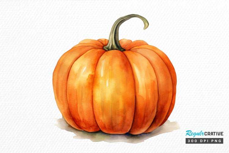 Big Watercolor Halloween PNG Clipart