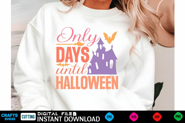 Halloween Svg Design,Halloween Quotes Spooky Halloween T-Shi example image 1