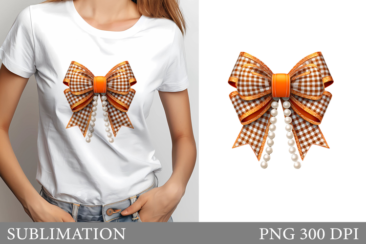 Bow Sublimation. Bow T-Shirt Design
