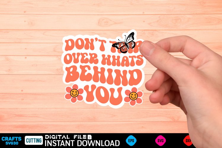 Inspirational Sticker Sticker Design, motivational quotes example image 1