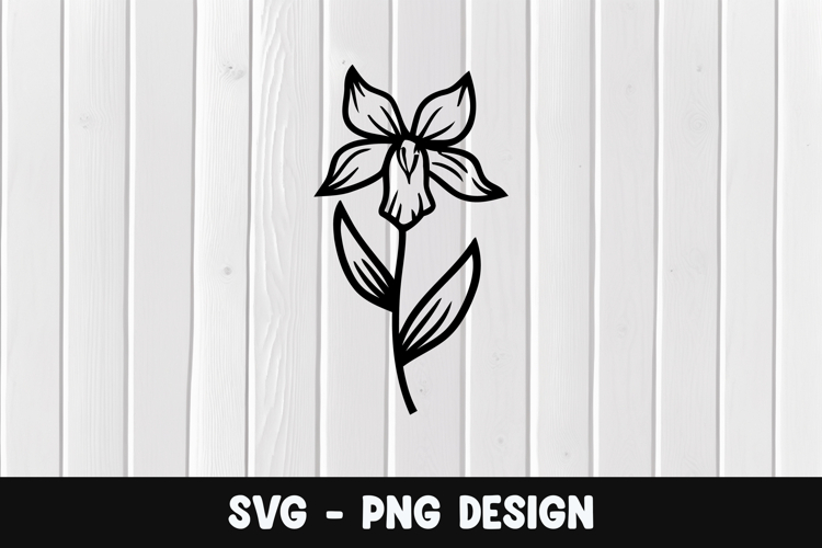 Flower Silhouette Image 4