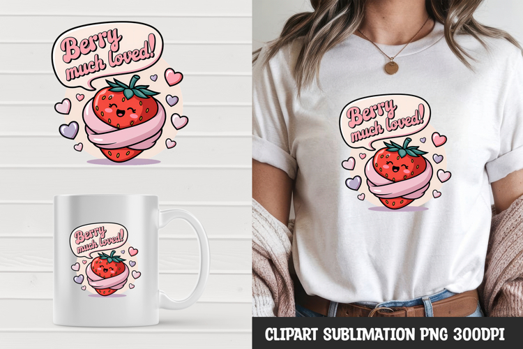 Kawaii Strawberry Png Image 2