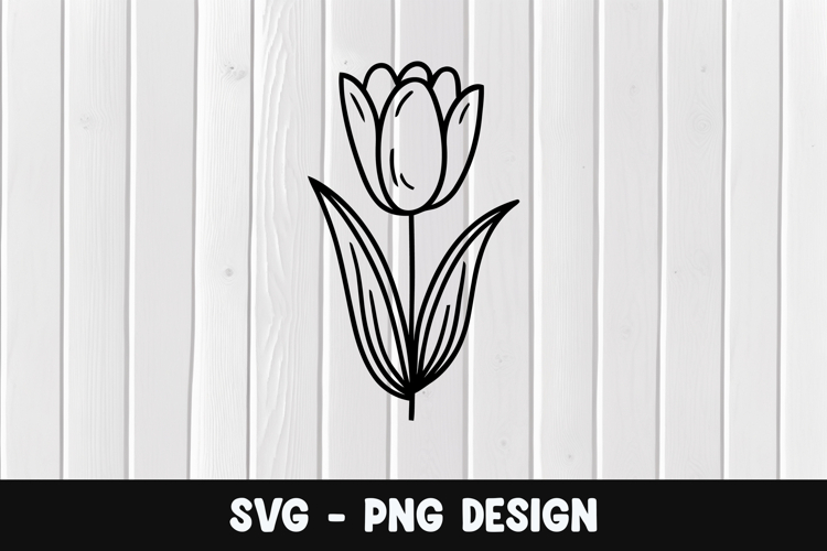 Flower Silhouette Image 2