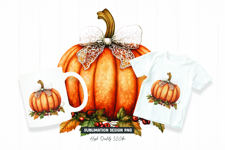 Classic Autumn Harvest Pumpkin Clipart