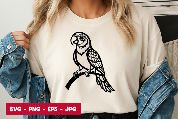 Parrot Standing SVG PNG