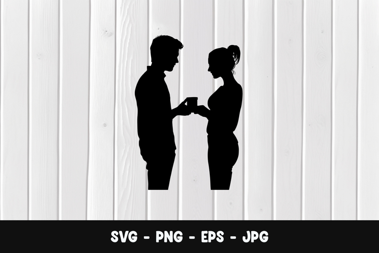 Couple Silhouette Image 2