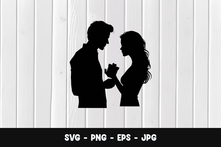 Couple Silhouette Image 23