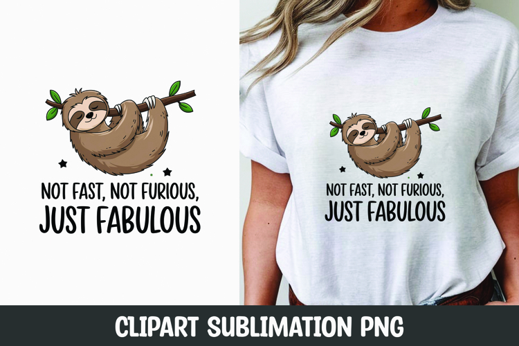 Sloth Clipart Image 24
