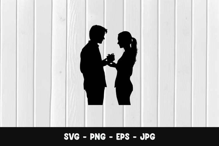 Couple Silhouette Image 22