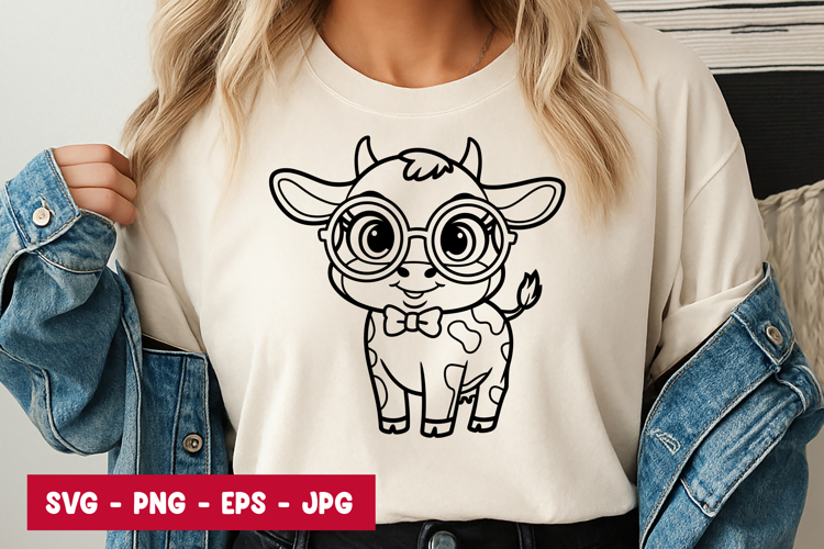 Baby Cow Svg Image 14