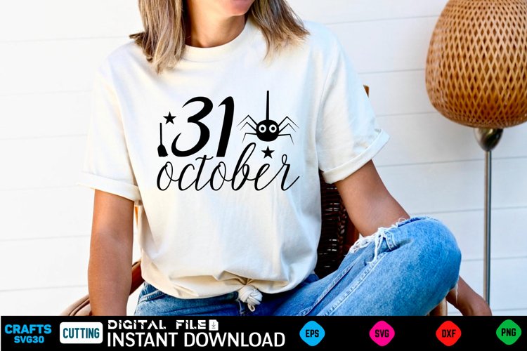 Halloween Svg Design,Halloween Quotes Spooky Halloween example image 1