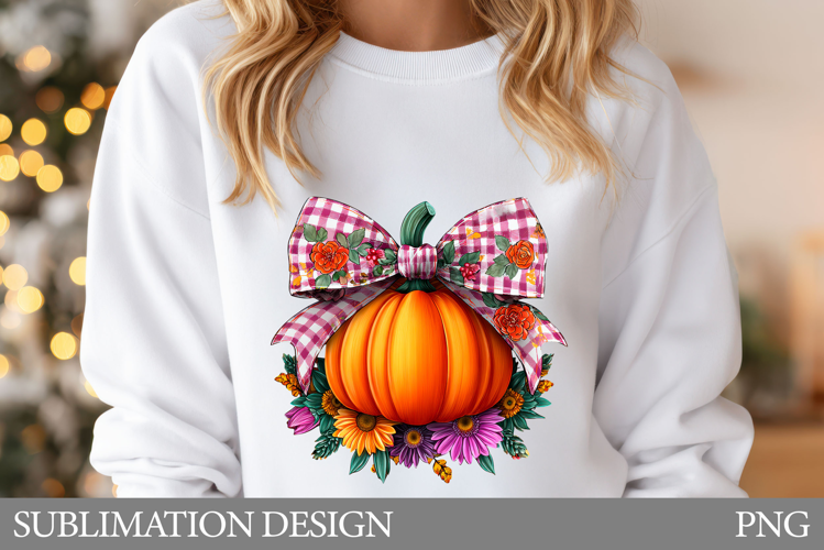 Fall Pumpkin T-Shirt Design. Fall Pumpkin Sublimation