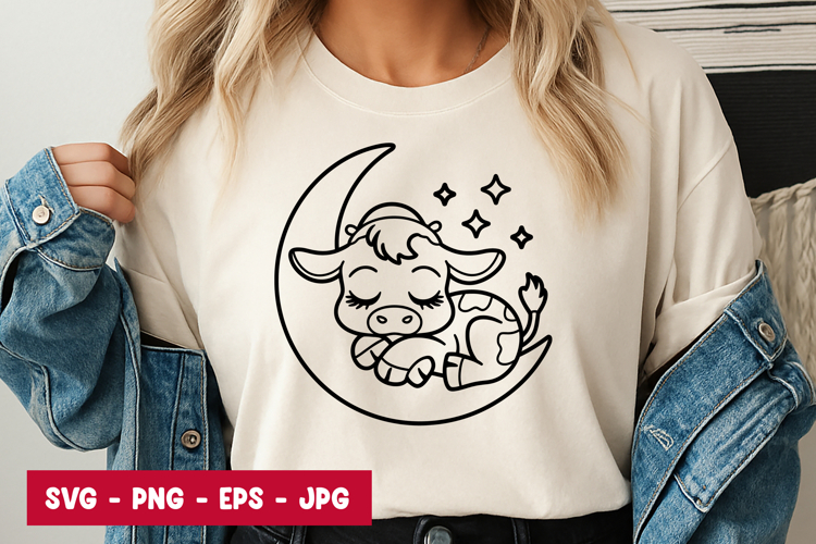 Baby Cow Svg Image 13