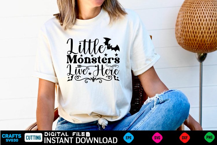 Halloween Svg Design,Halloween Quotes Spooky Halloween T-Shi example image 1