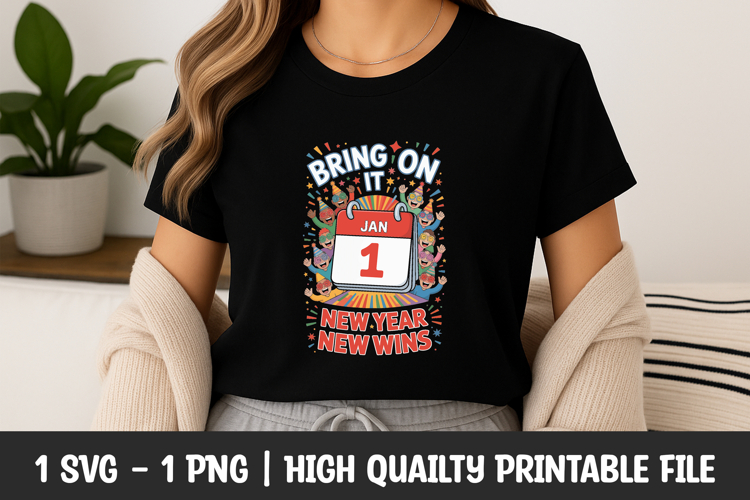 Bring On The New Year 2026 SVG example image 1
