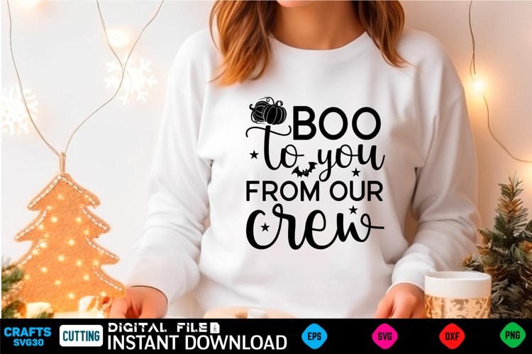Halloween Svg Design,Halloween Quotes Spooky Halloween T-Shi example image 1