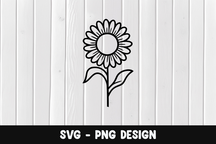 Flower Silhouette Image 6